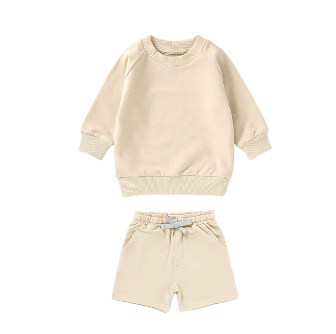 Pullover & Shorts Organic Cotton Set