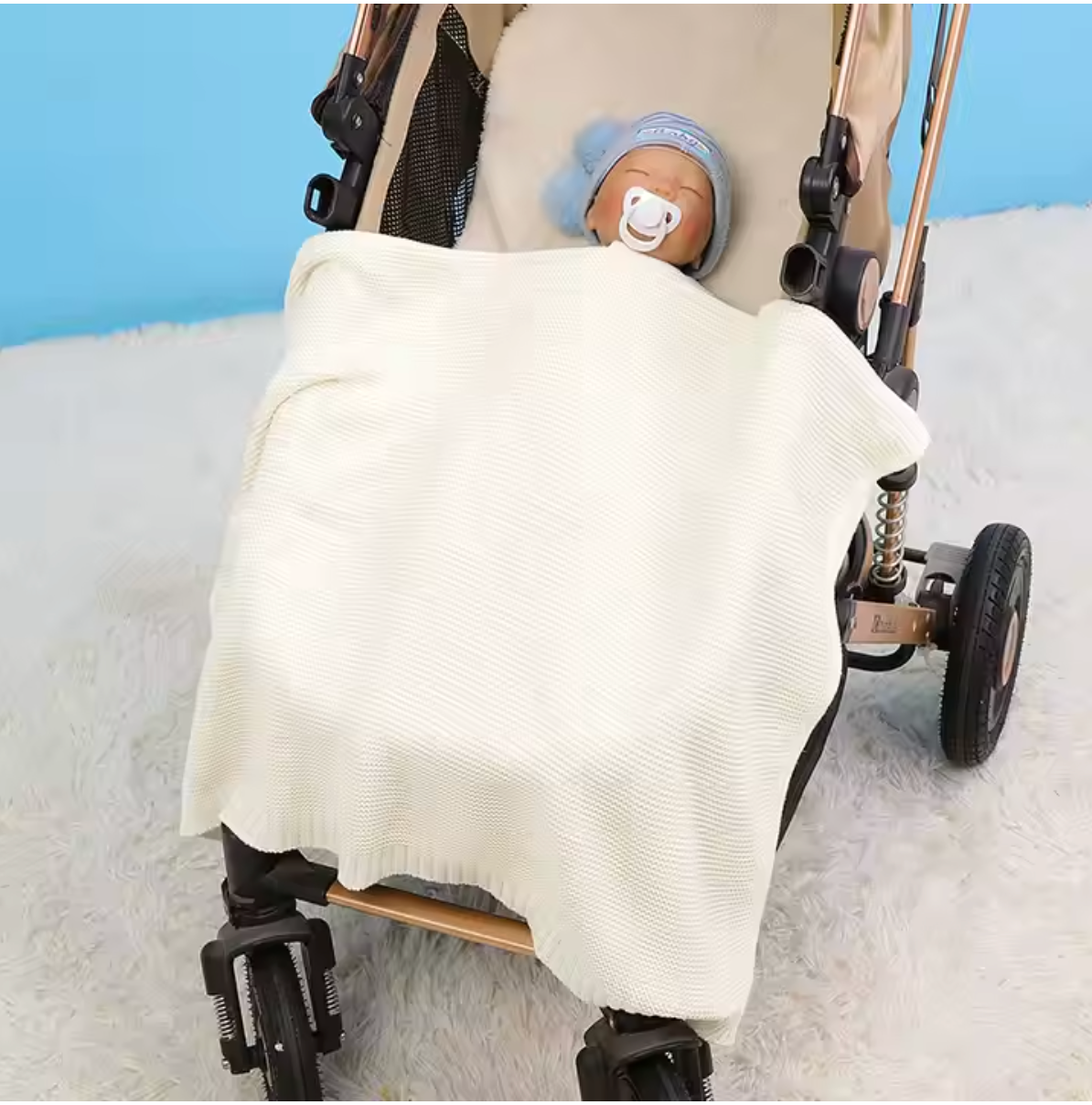 Waffle Organic Blanket