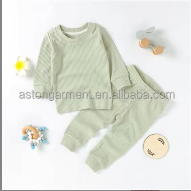 Long Sleeve Sleep Set - Mist
