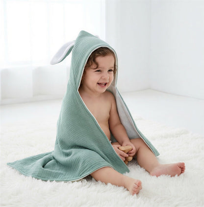 Bunny Hooded Towel - Glace