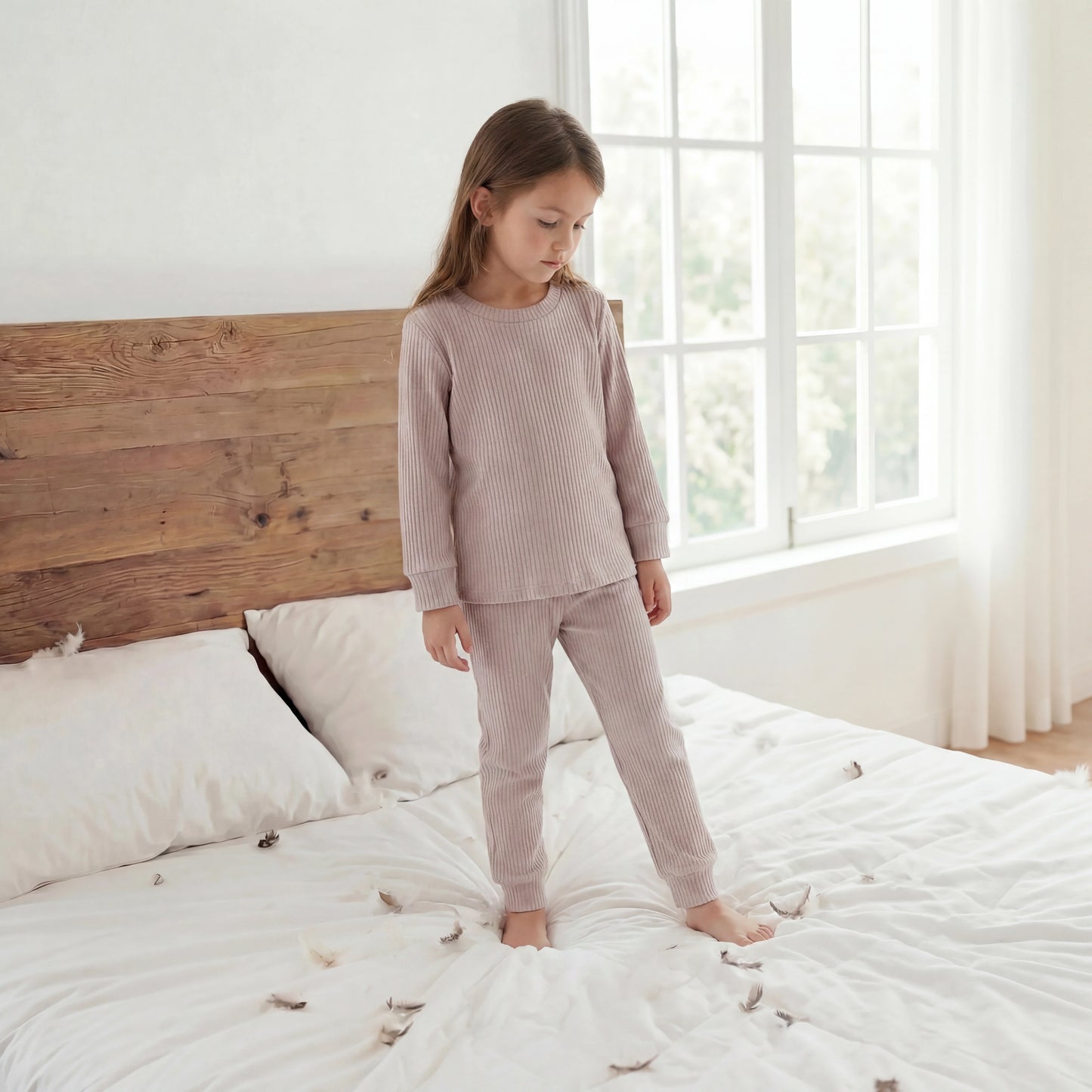 Long Sleeve Sleep Set - Dew