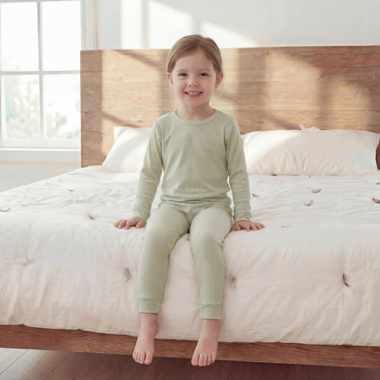Long Sleeve Sleep Set - Mist