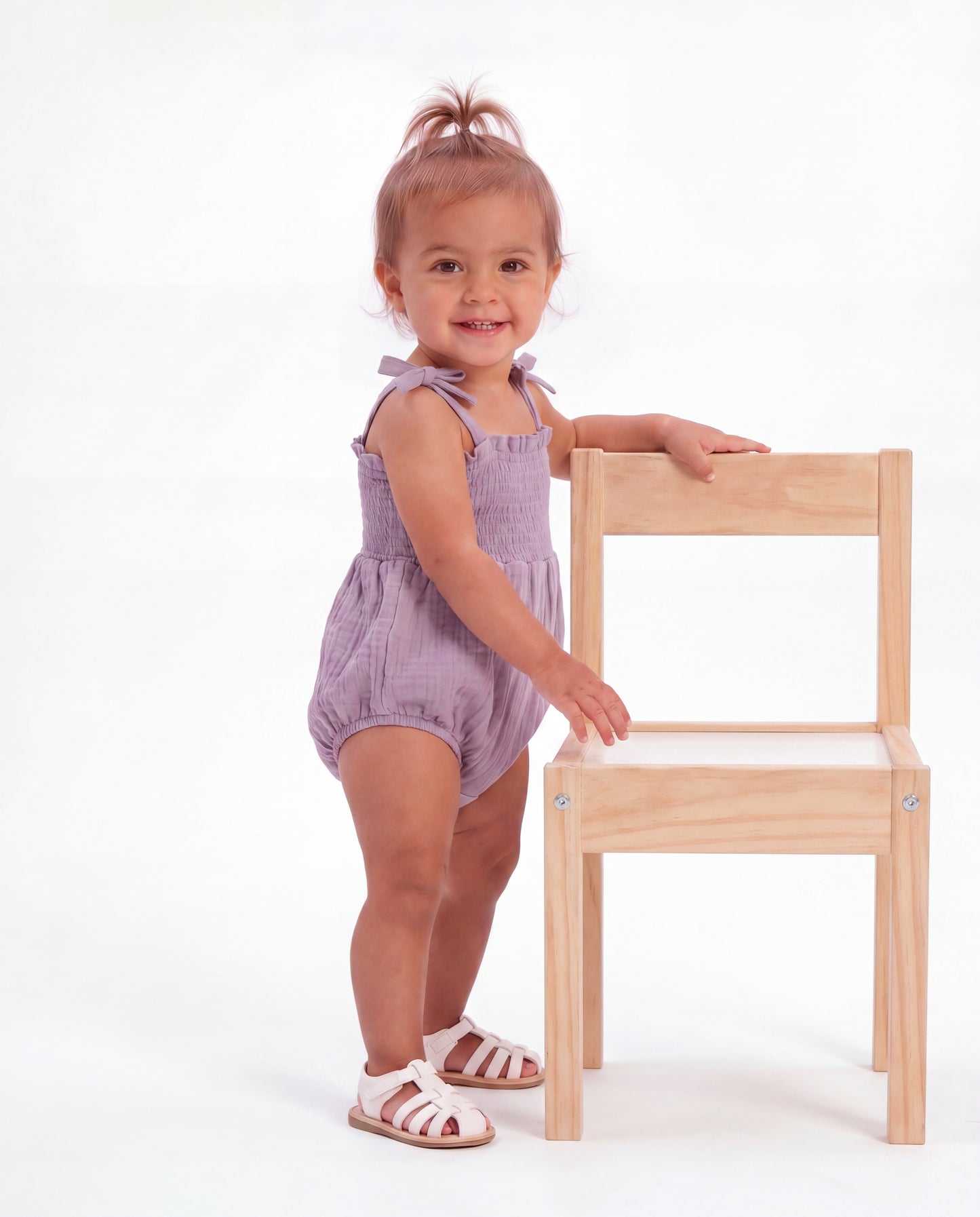 Muslin Bubble Romper - Drew