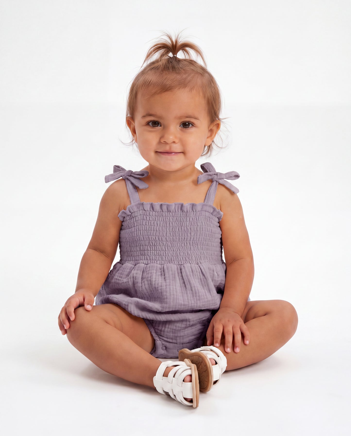 Muslin Bubble Romper - Drew