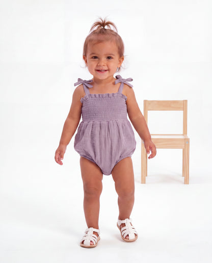 Muslin Bubble Romper - Drew