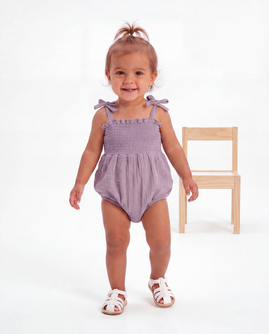 Muslin Bubble Romper - Drew