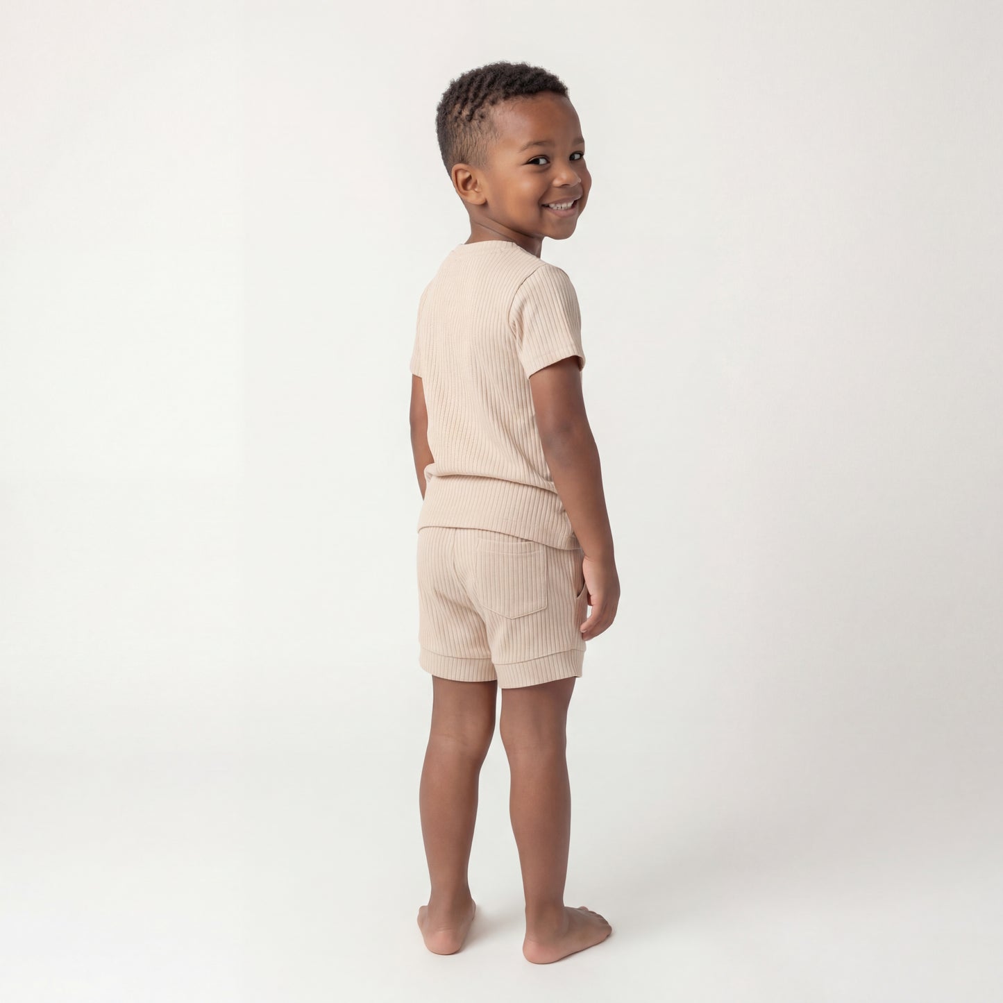 Short Sleeve Sleep Set -Oat