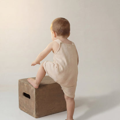 Pocket Dungaree - Oat