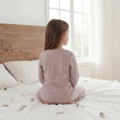 Long Sleeve Sleep Set - Dew