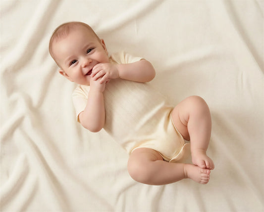 Pointelle Knit Bodysuit - Oat