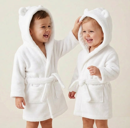 Bear Hooded Robe