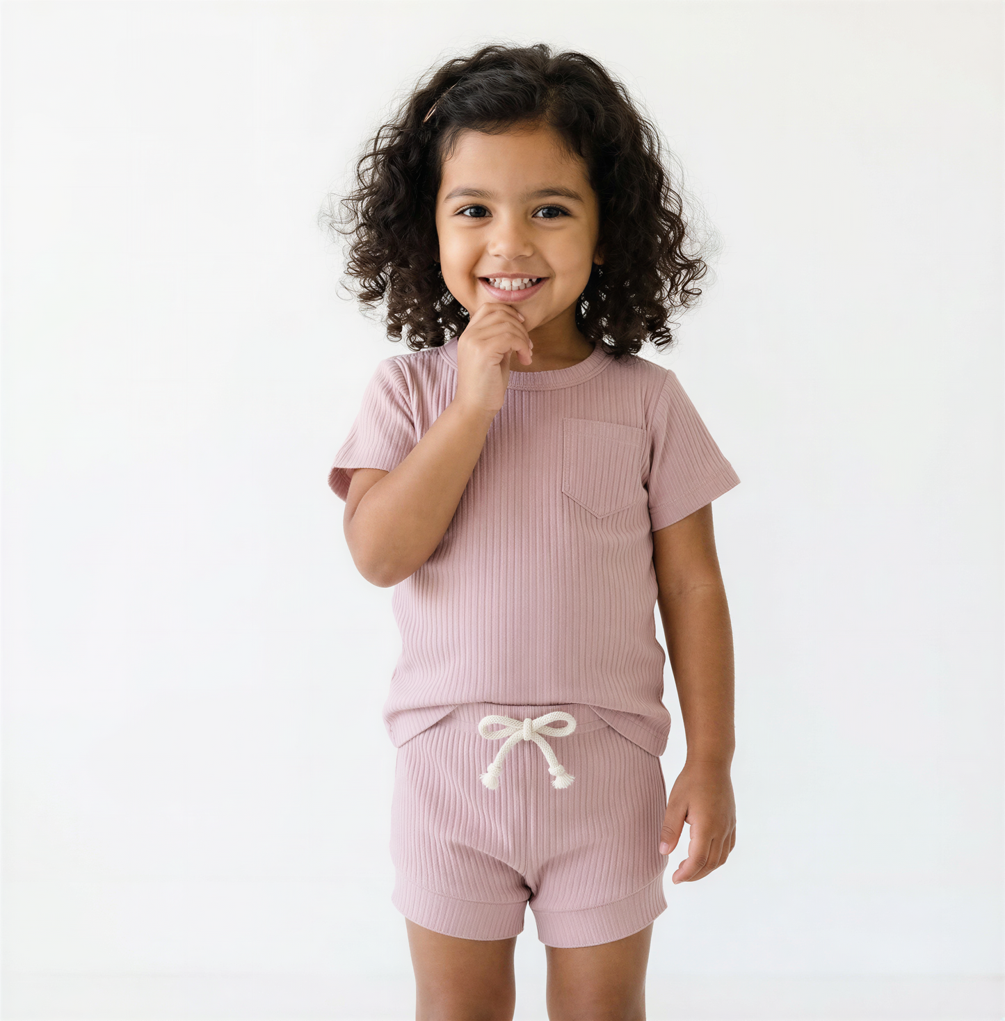 Short Sleeve Sleep Set - Petal