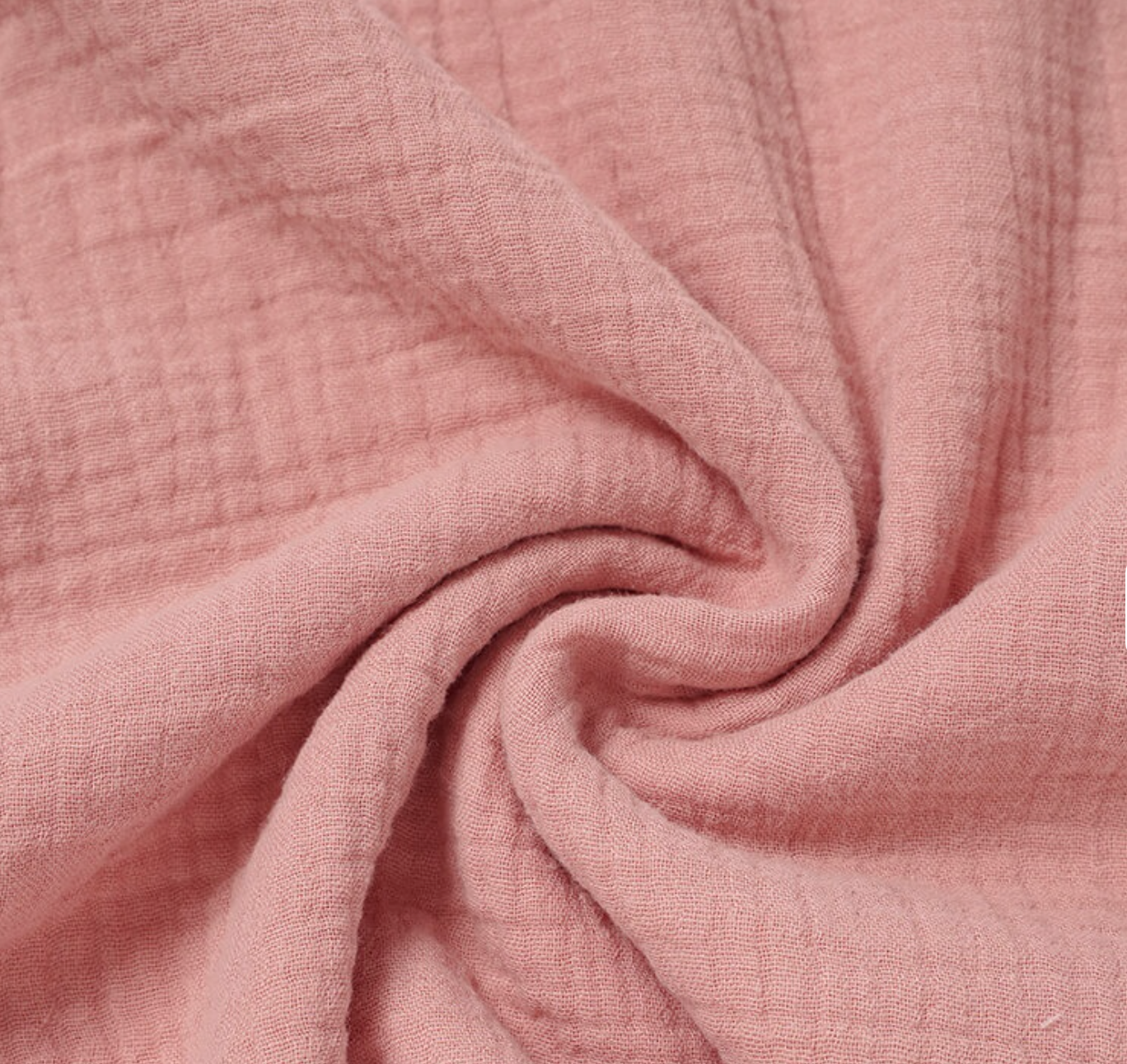 Muslin Terry Poncho - Petal