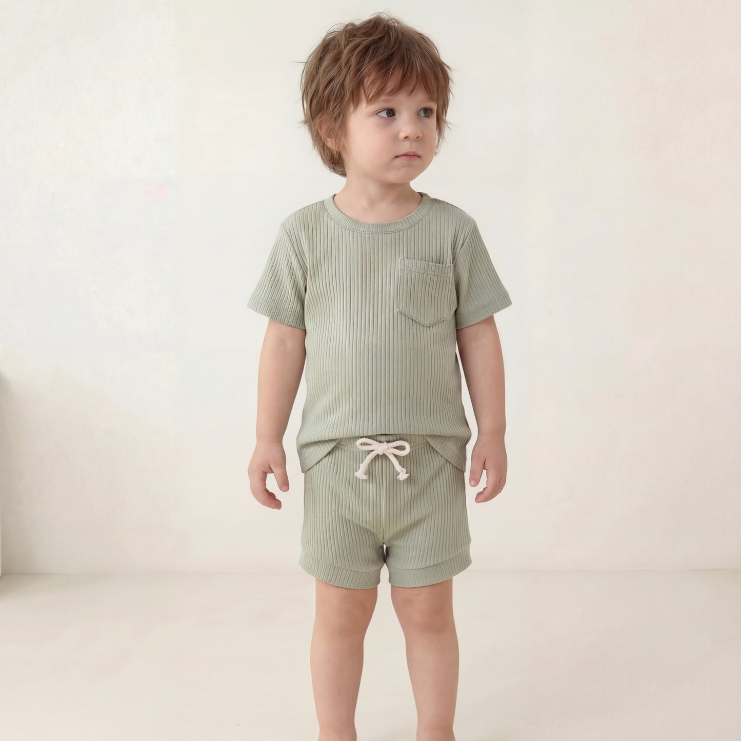 Short Sleeve Sleep Set - Mist