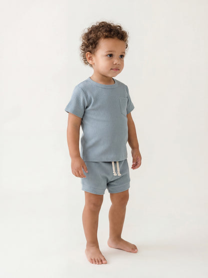 Short Sleeve Sleep Set - Dusk