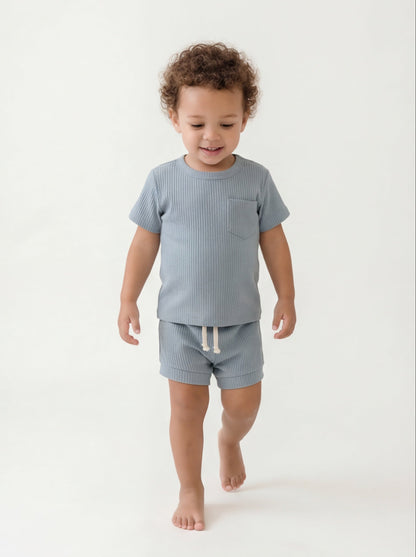 Short Sleeve Sleep Set - Dusk