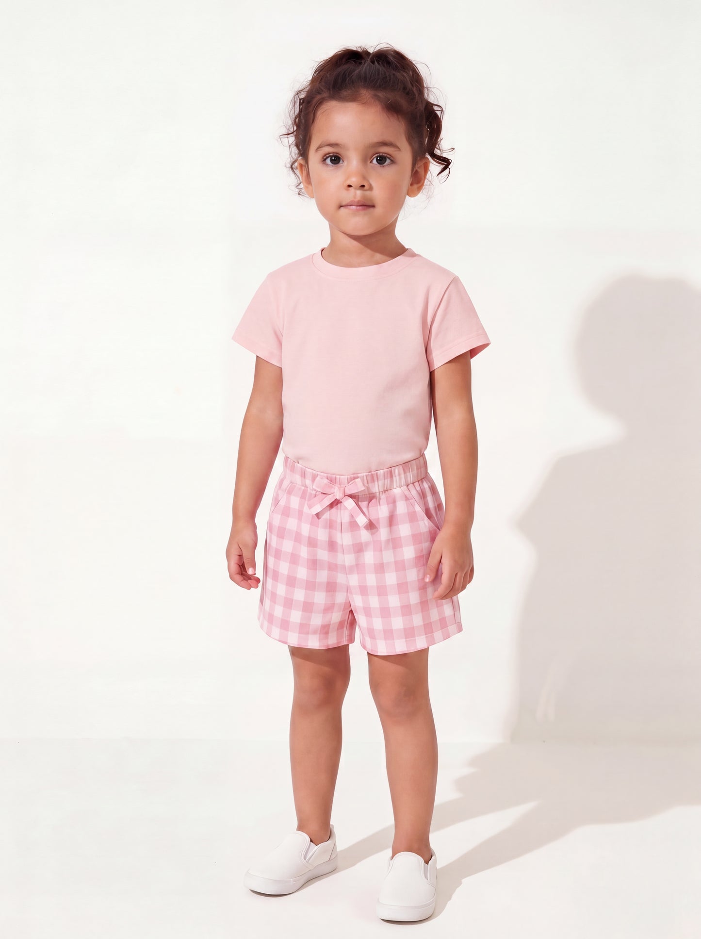 Gingham Set - Petal