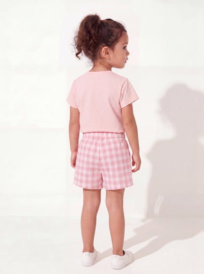 Gingham Set - Petal