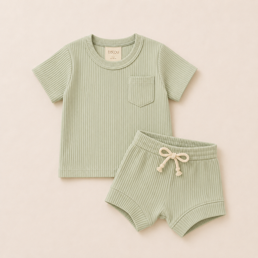 Short Sleeve Sleep Set - Mist