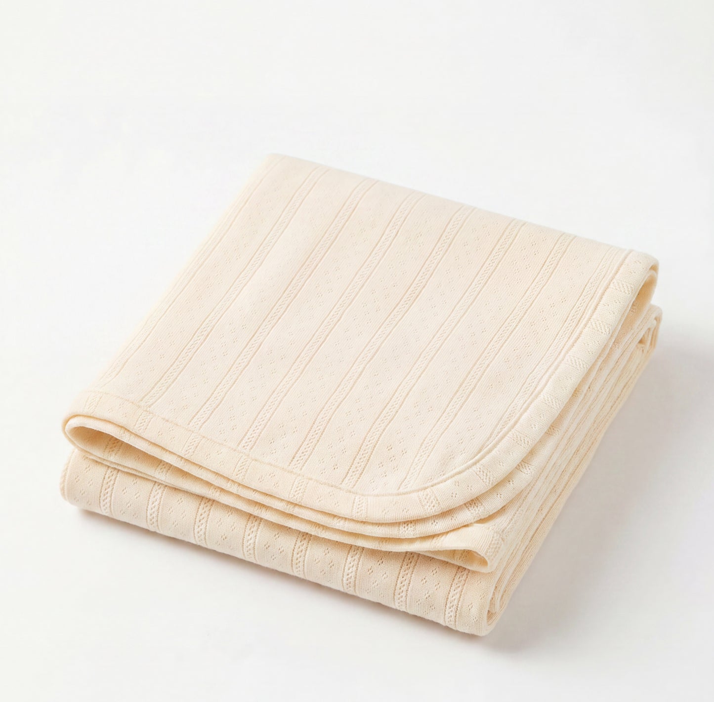 Pointelle Swaddle - Oat