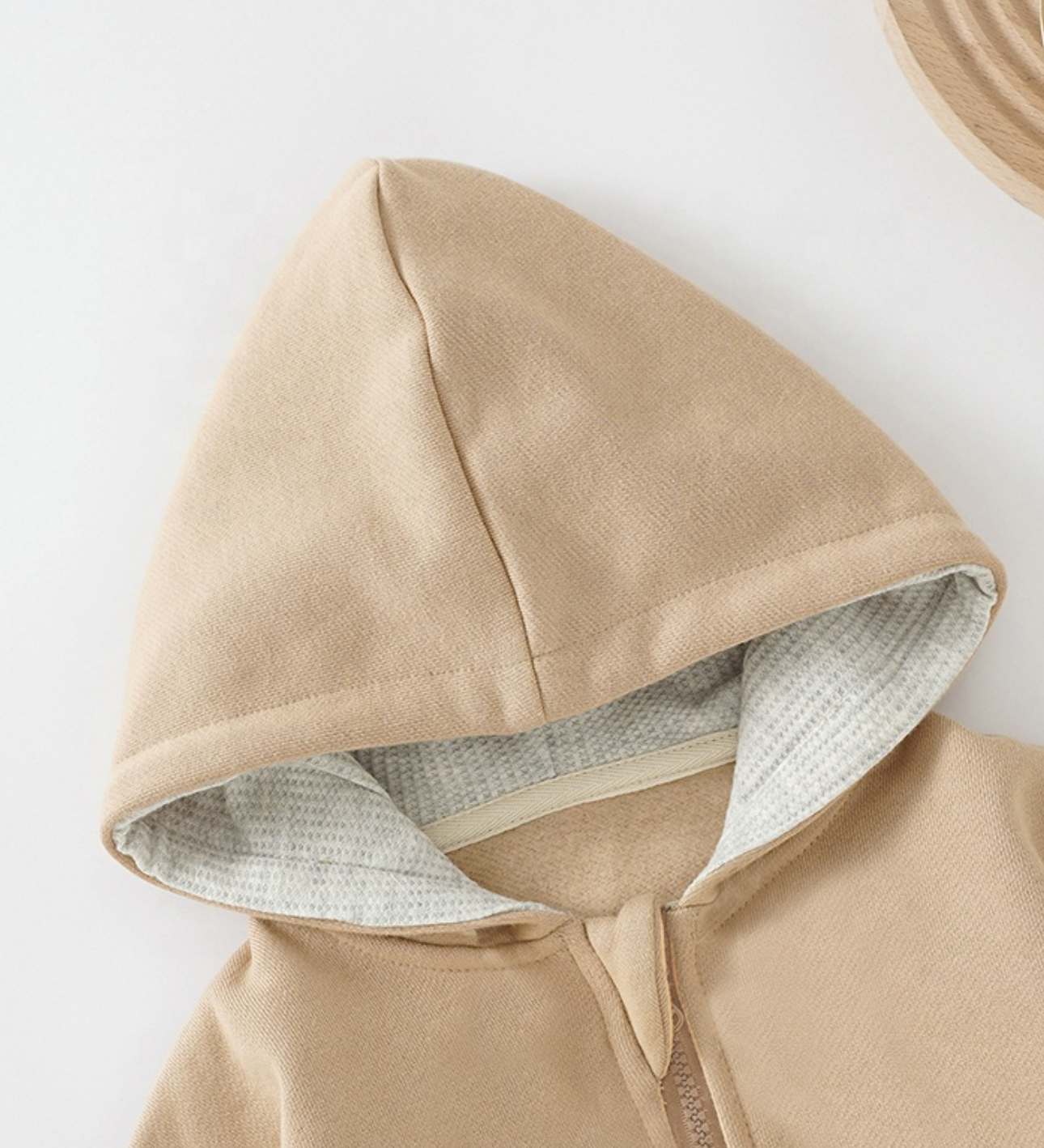 Organic Fleece Hoodie Cardigan