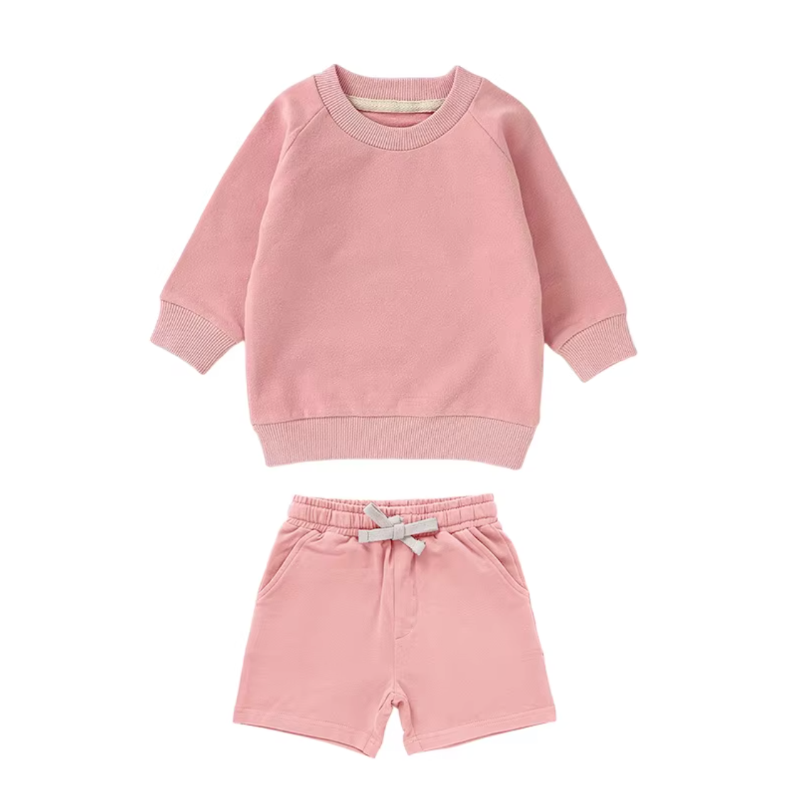 Pullover & Shorts Organic Cotton Set