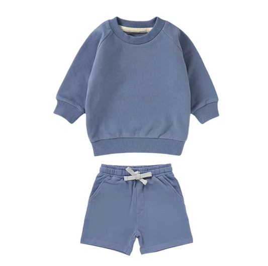 Pullover & Shorts Organic Cotton Set