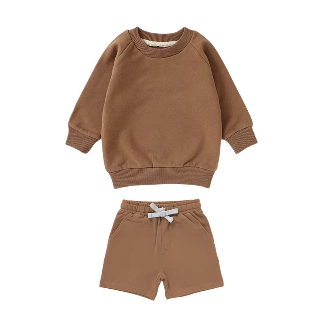 Pullover & Shorts Organic Cotton Set