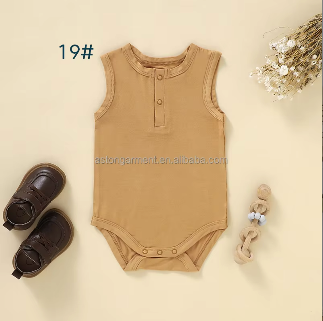Sleeveless Bamboo Viscose Romper