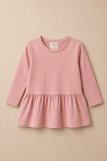 Ruffle Hem Dress- Petal