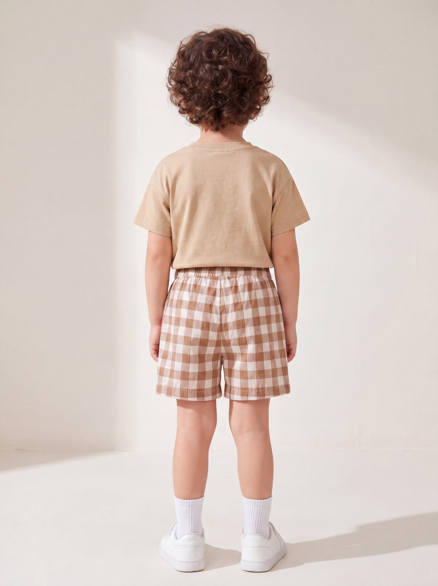 Gingham Set - Sand